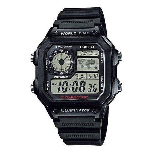 CASIO STANDARD MENS 100M - AE-1200WH-1AVDF