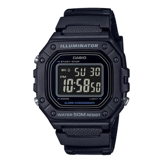 CASIO STANDARD MENS 50M - W-218H-1BVDF