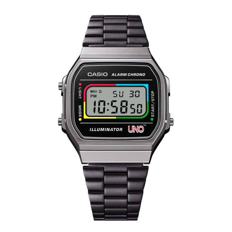 CASIO VINTAGE UNO COLLABORTATION DIGITAL WATCH - A168WEUC-1ADR