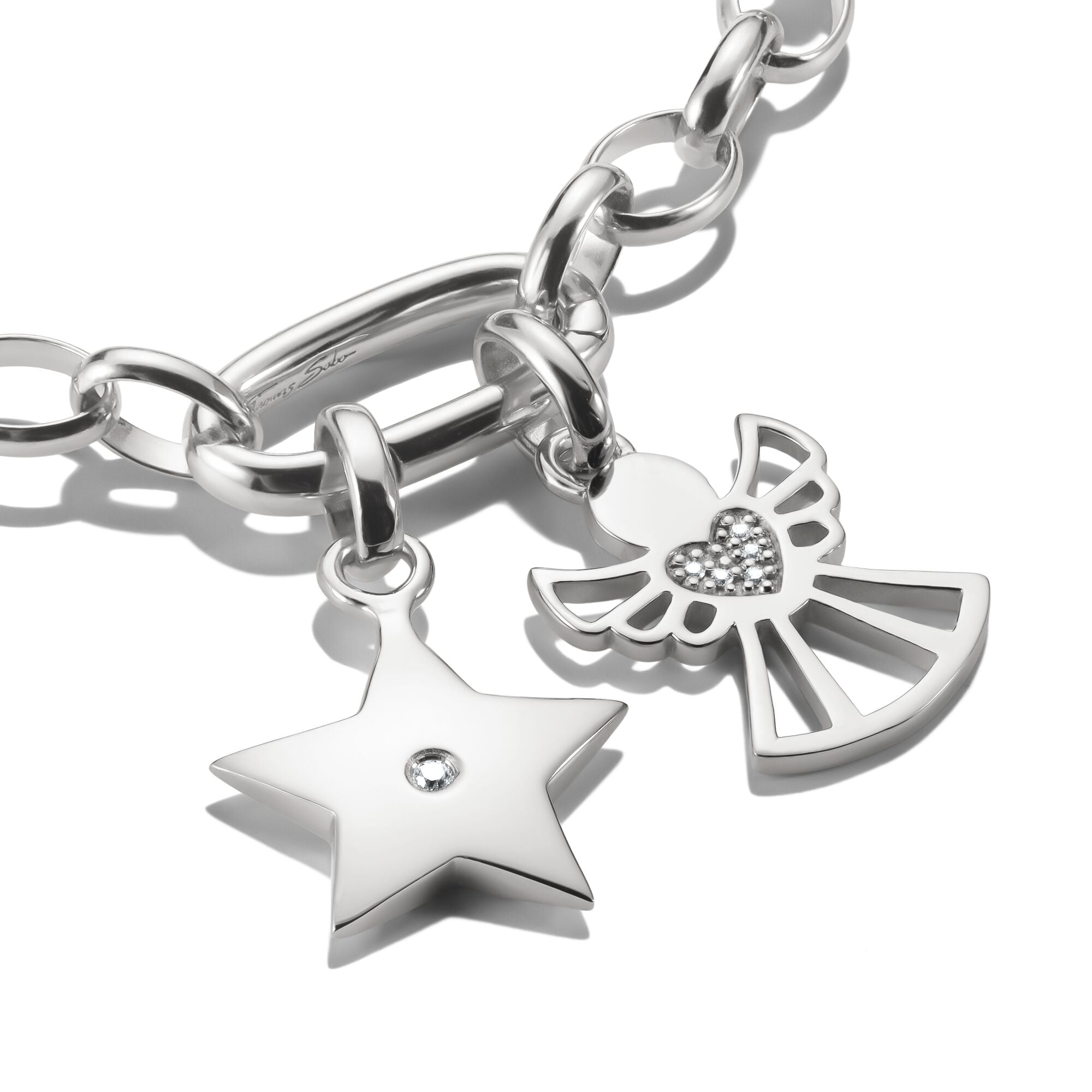 Thomas Sabo Guardian of Love Silver Charm Pendant