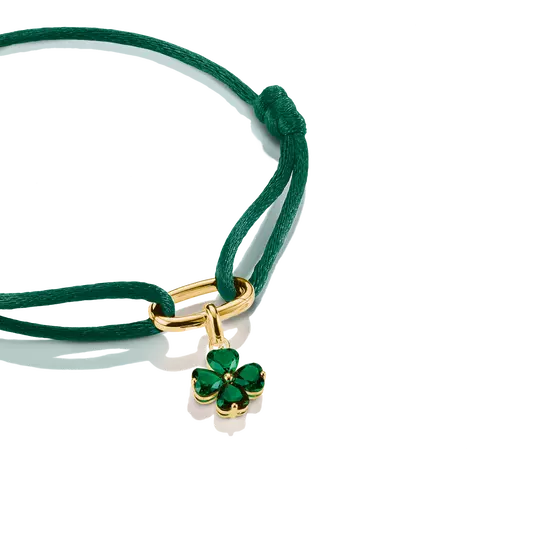 THOMAS SABO Charm Club Connect Cloverleaf Gold Charm