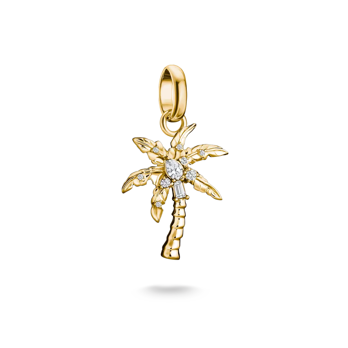 THOMAS SABO Charm Club Connect Palm Tree Gold Charm