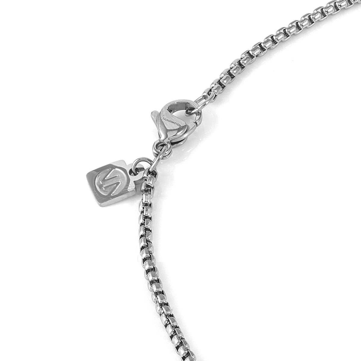 Nomination Strong Diamond Cross Necklace with Black Diamond, Silver - clasp