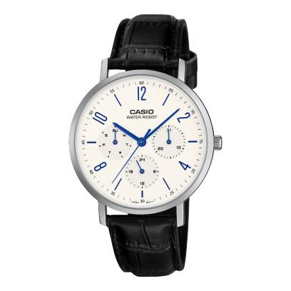 Casio Analog Leather Strap Watch - MTP-VT06L-7BDF