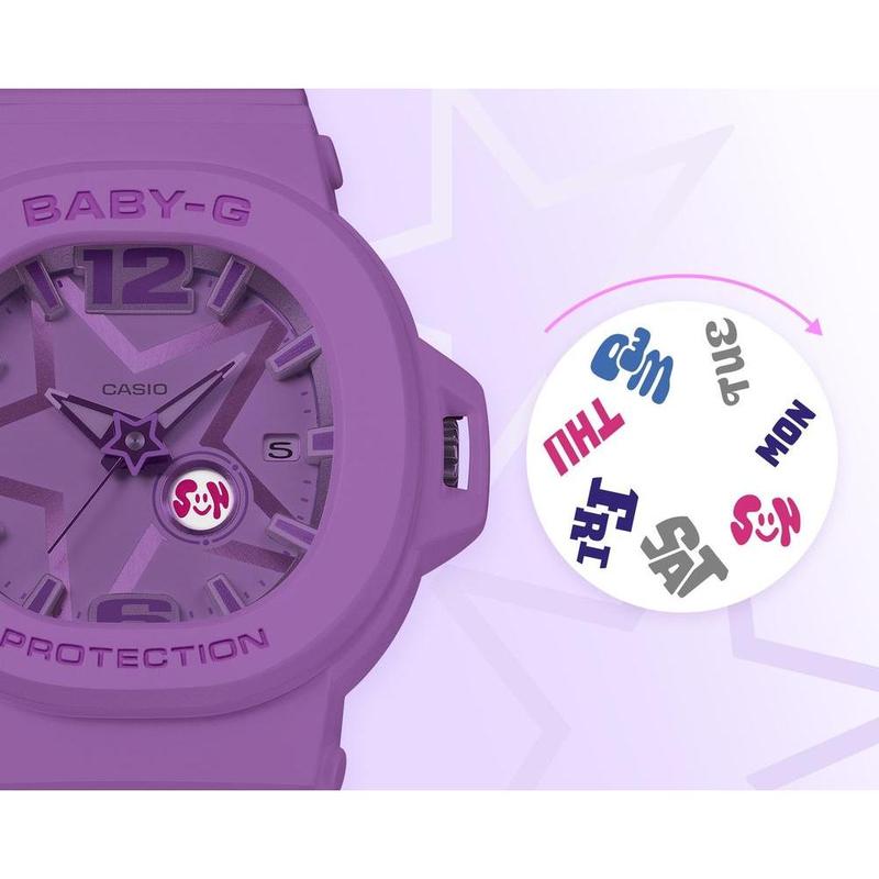 Casio BABY‑G Playful Star‑Motif Digital Watch - BGA-10D-6ADR
