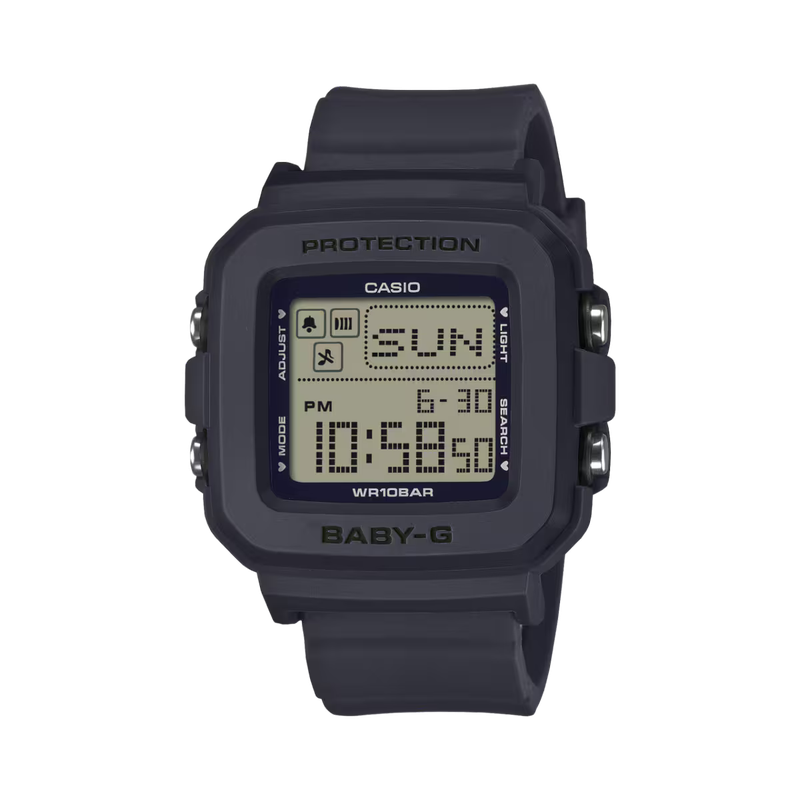 Casio BABY‑G+PLUS Convertible Digital Watch with Heart‑Shaped Holder