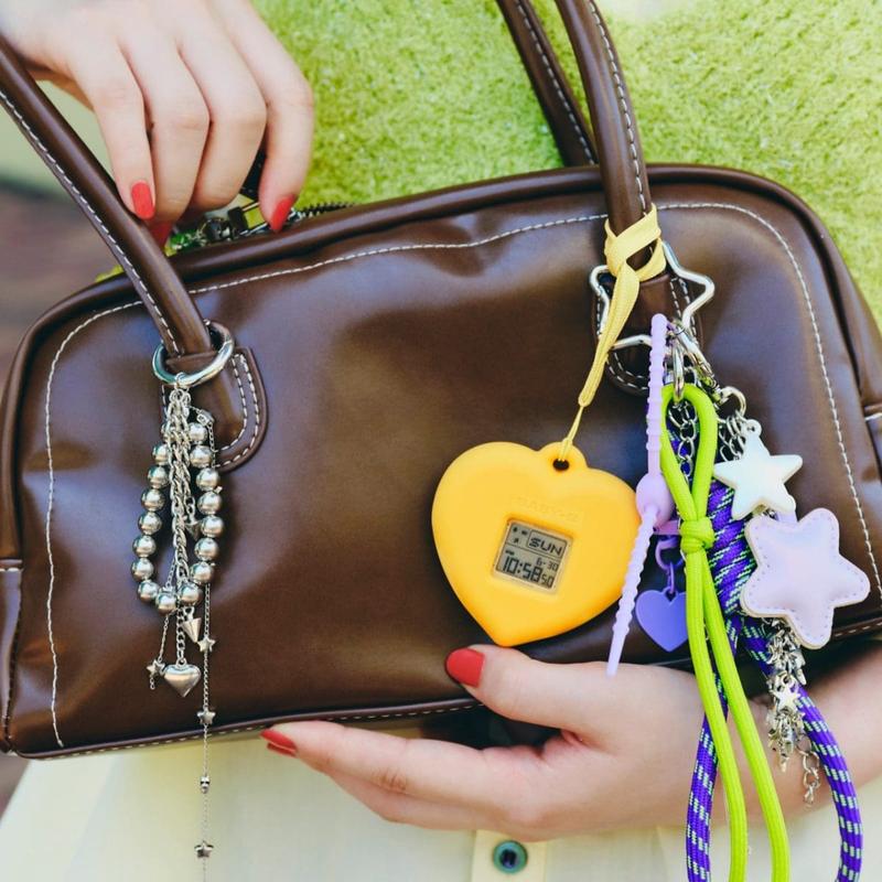 Casio BABY-G+PLUS Convertible Heart‑Holder Pop‑Color Digital Watch