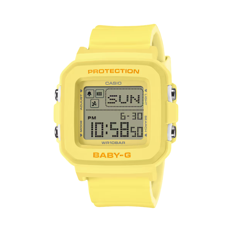 Casio BABY-G+PLUS Convertible Heart‑Holder Pop‑Color Digital Watch
