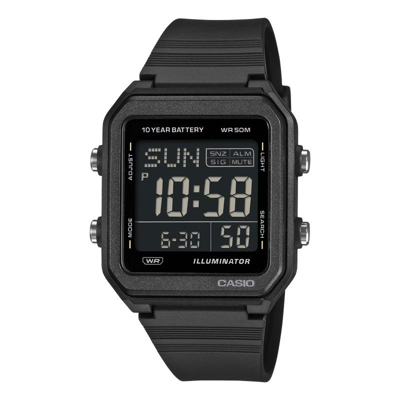 Casio Bold Angular Digital Watch - W-221H-1BVDF