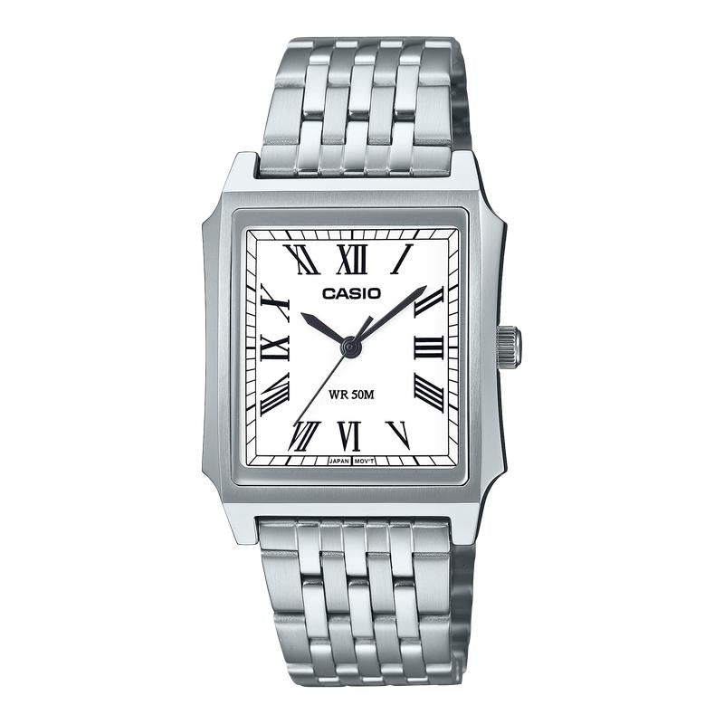 Casio Classic Silver Dial Quartz Watch - MTP-B190D-7BVDF
