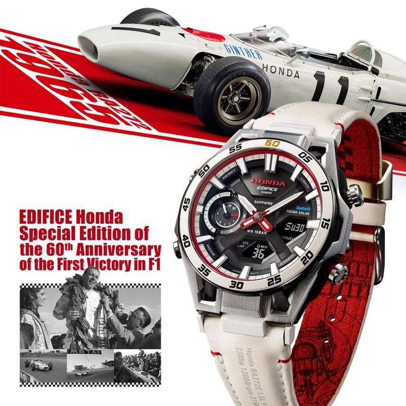 Casio Edifice ECB-2300HR-1A Honda 60th Anniversary Special Watch