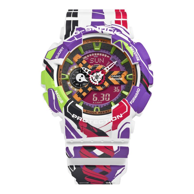 Casio G-SHOCK Evangelion Unit-01 Collaboration Tough Watch - GA-110EVA30-7ADR