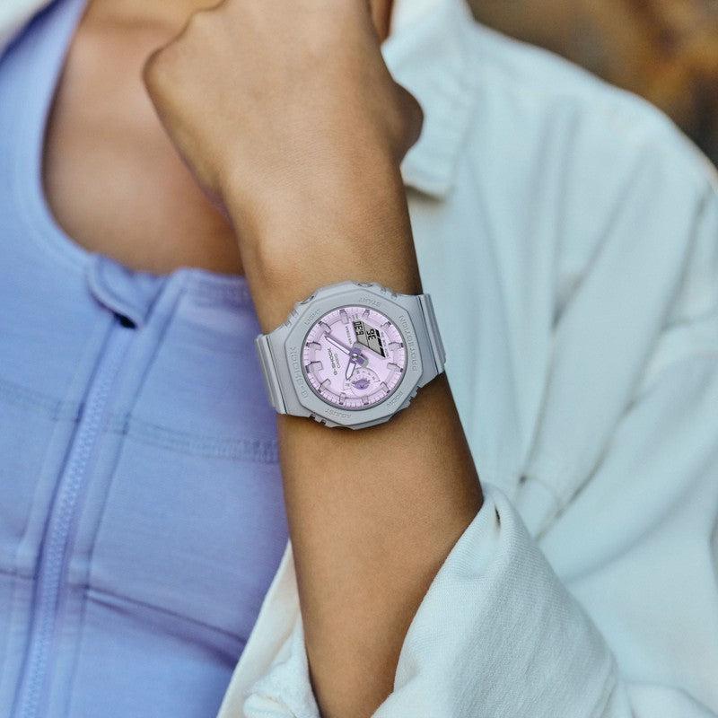 Casio G-SHOCK Purple Dial Watch - GMA-S2100NC-8ADR