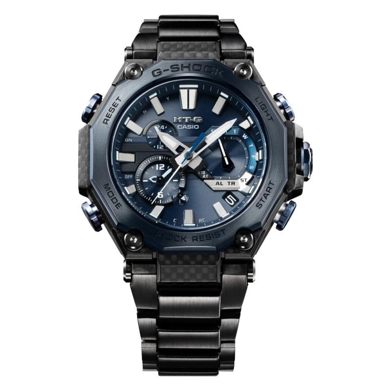 Casio G‑Shock Carbon Dual Core Guard Watch - MTG-B2000YBD-2ADR