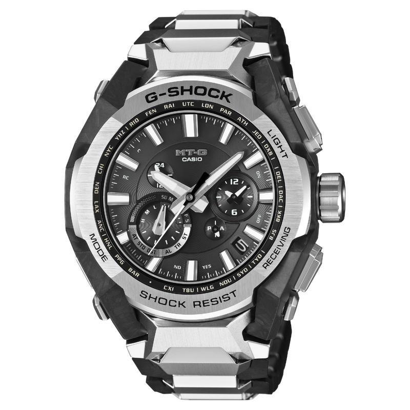 Casio G‑Shock Carbon‑Steel Solar Watch Multi‑Function - MTG-B4000D-1ADR