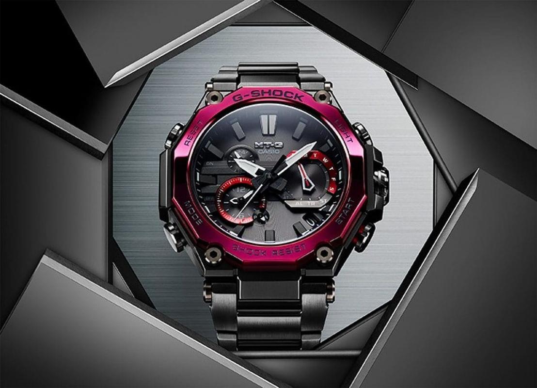 Casio G-Shock Carbon & Steel Watch -