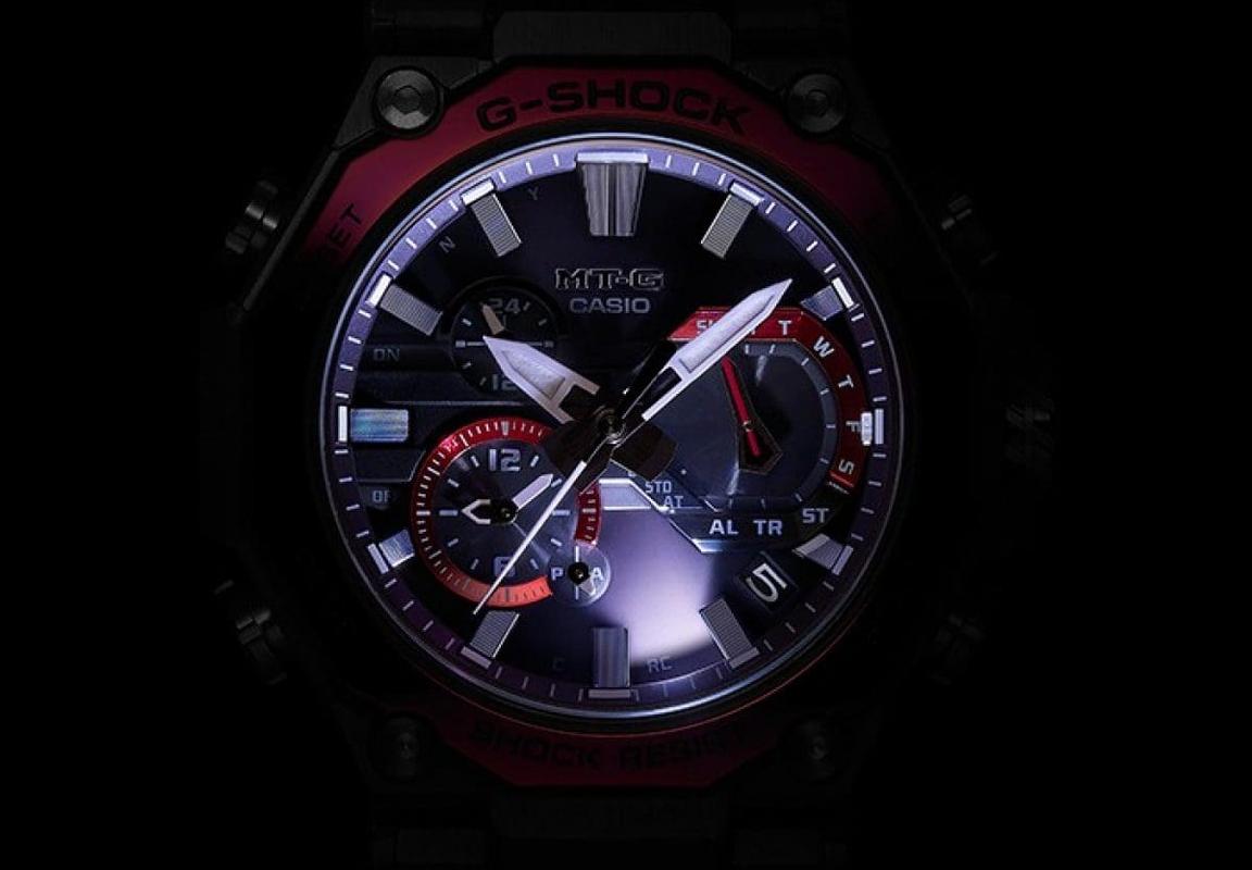Casio G-Shock Carbon & Steel Watch -