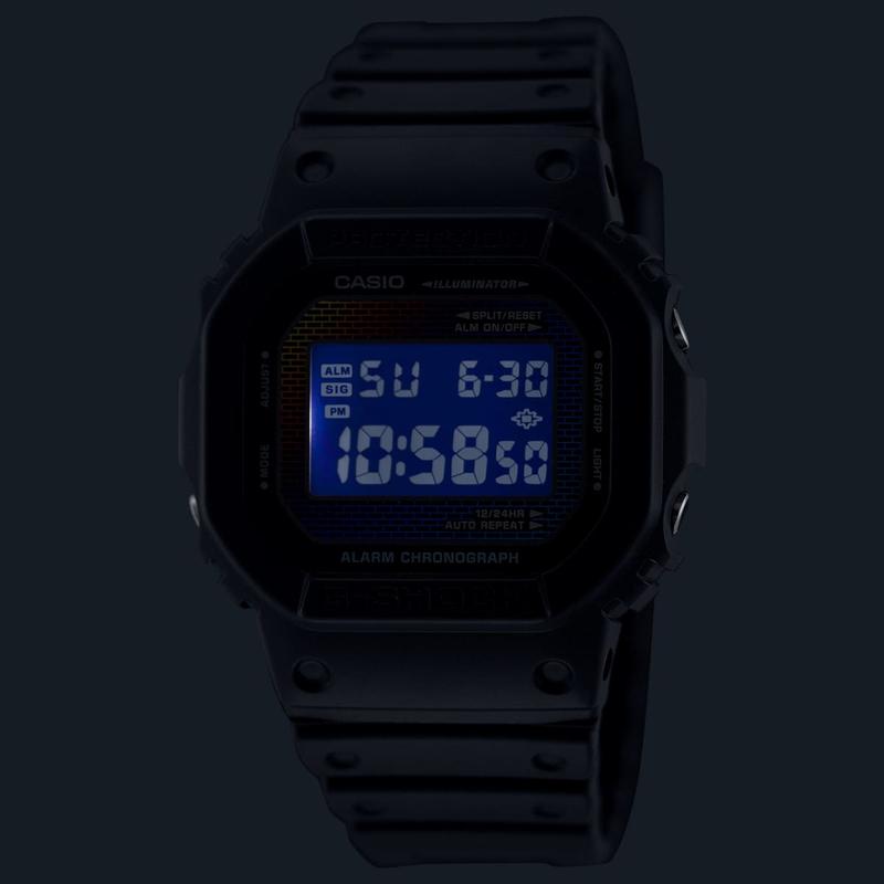 Casio G‑Shock Rainbow Brick Wall Digital Watch - DW-5600RW-1DR