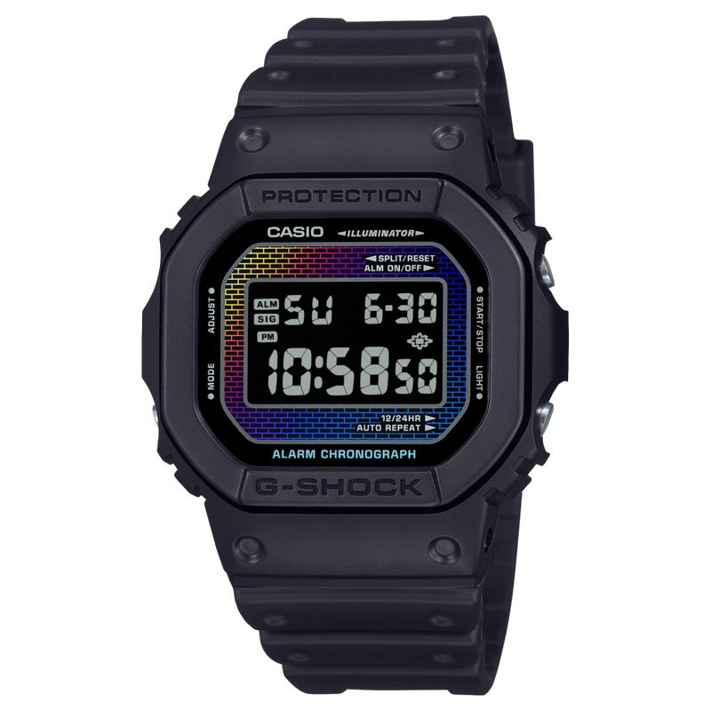 Casio G‑Shock Rainbow Brick Wall Digital Watch - DW-5600RW-1DR