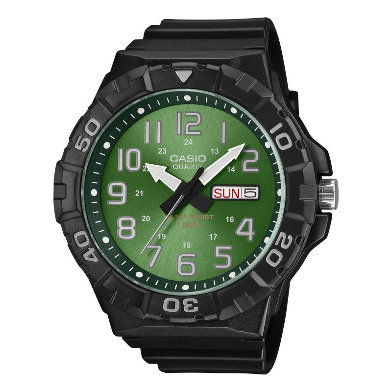 Casio Green Resin Sport Digital Watch - MRW-210H-3BVDF