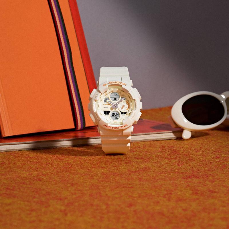 Casio Ivory G-SHOCK Analog-Digital Watch - GMA-S140-7ADR