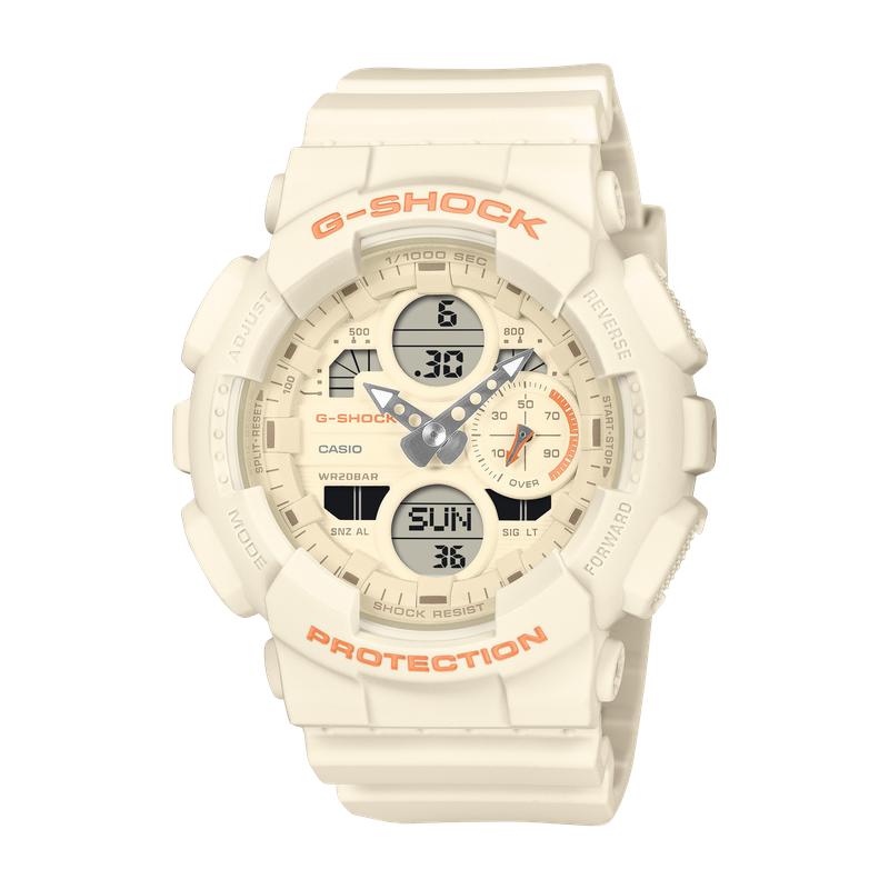 Casio Ivory G-SHOCK Analog-Digital Watch - GMA-S140-7ADR