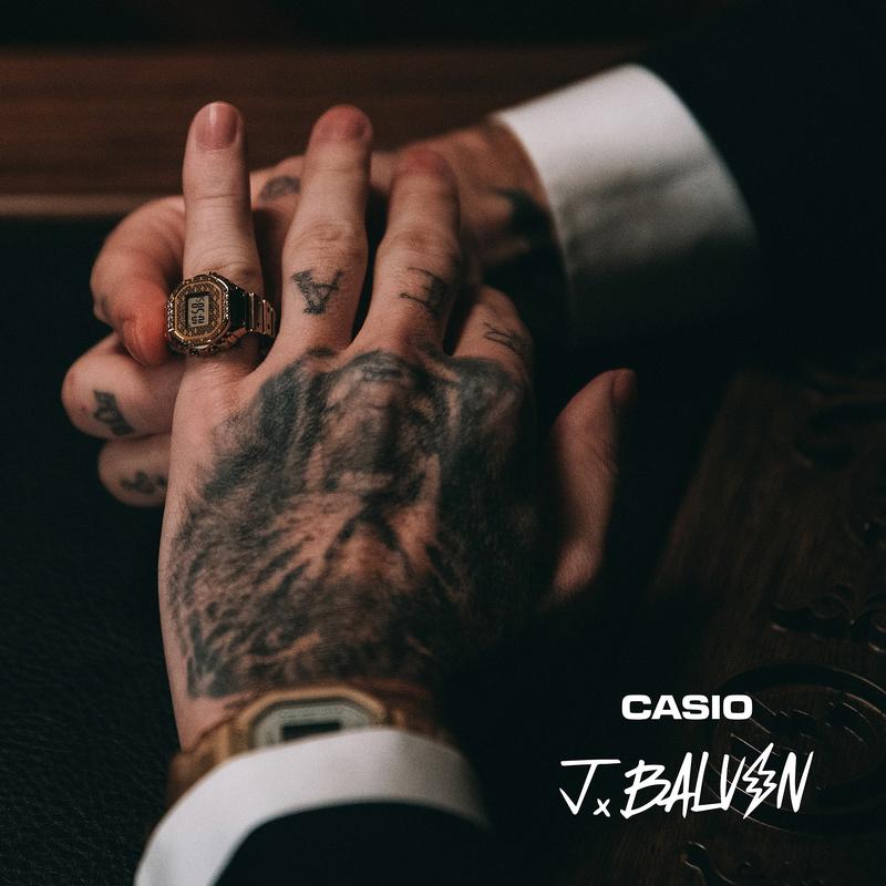 Casio J Balvin Collaboration Digital Ring Watch Gold - CRW-001JB-9DR