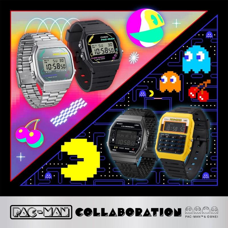 Casio PAC-MAN Vintage Neon Digital Watch Retro Collector's - A168WEPC-7ADR