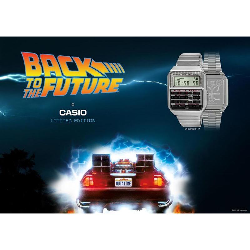 Casio Vintage Back to Future Calculator Watch Collectible Edition - CA-500WEBF-1ADR