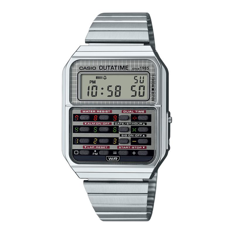 Casio Vintage Back to Future Calculator Watch Collectible Edition - CA-500WEBF-1ADR