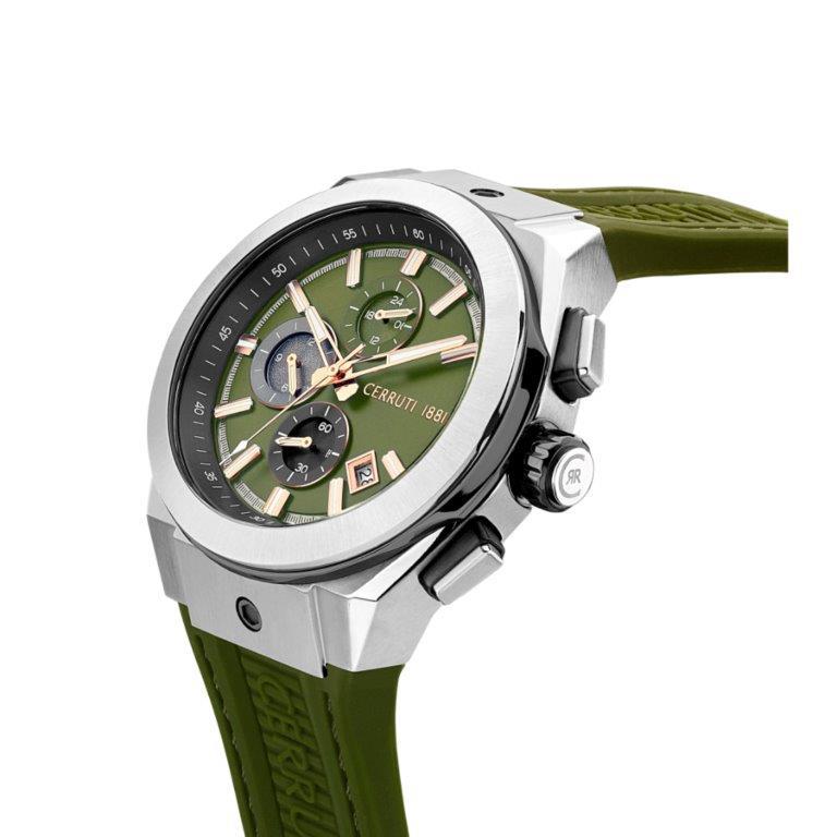 Cerruti 1881 Ruscello Green Men's Wristwatch-CIWGQ2224002