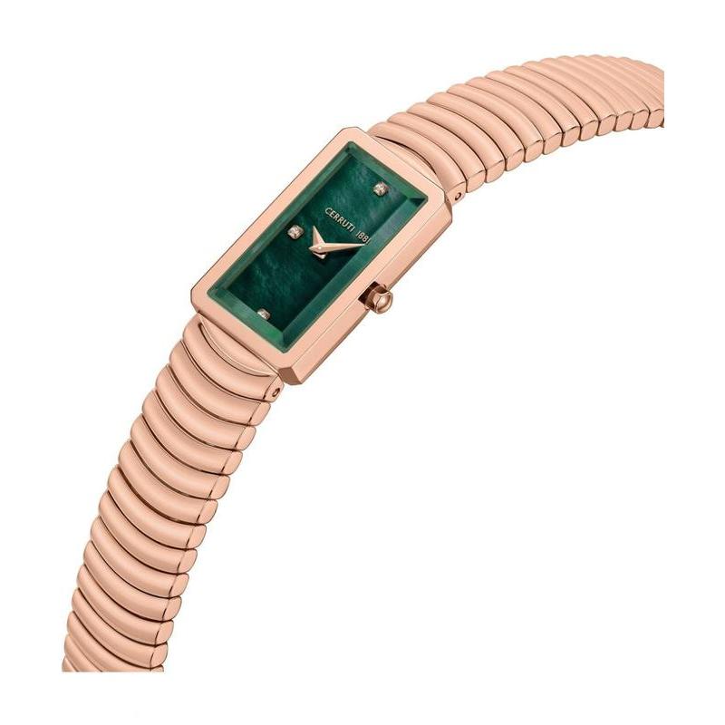 Cerruti 1881 Vallucciole Ladies Quartz Green Dial 17mm Watch