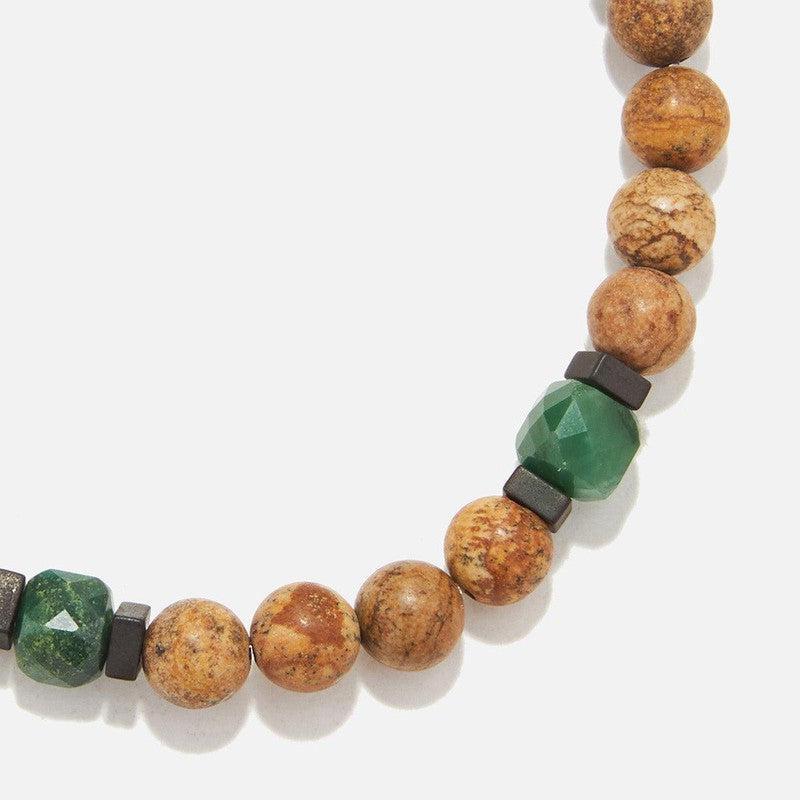 Chrysostomos Handmade Bracelet with Jasper