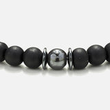 Chrysostomos Handmade Bracelet with Onyx