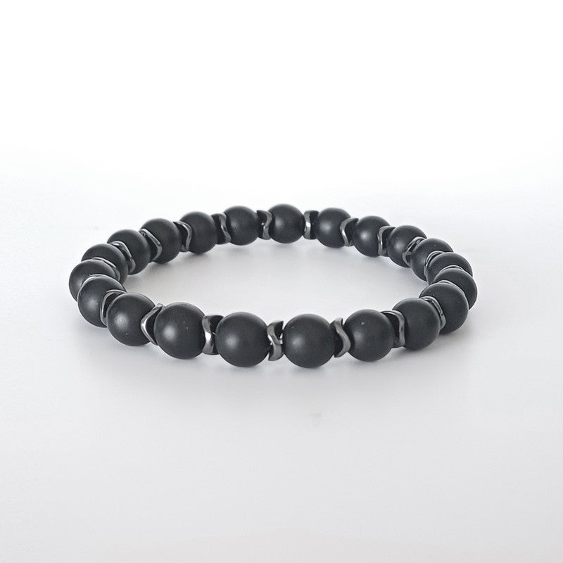 Chrysostomos Handmade Bracelet with Onyx