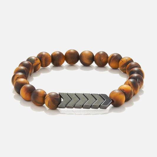 Chrysostomos Handmade Bracelet with Tigerâ€™s Eye