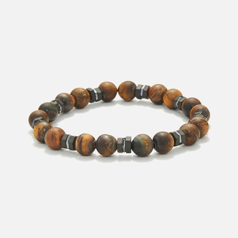 Chrysostomos Handmade Bracelet with Tiger's Eye