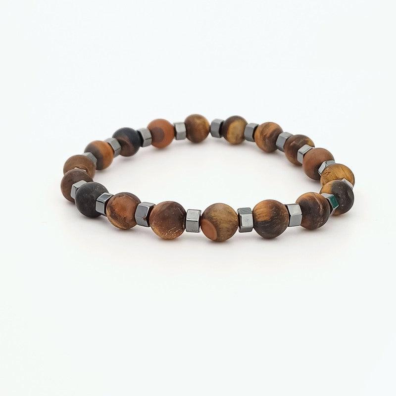 Chrysostomos Handmade Bracelet with Tiger's Eye