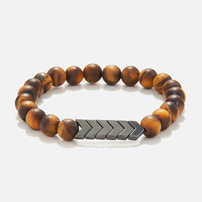 Chrysostomos Handmade Bracelet with Tigers Eye