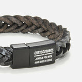 Chrysostomos Handmade Leather Bracelet