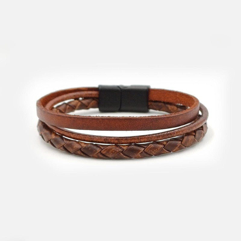 Chrysostomos Handmade Leather Bracelet