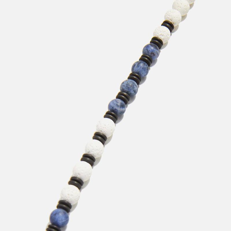 Chrysostomos Handmade Necklace with Sodalite & Onyx