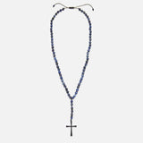 Chrysostomos Handmade Rosary Necklace with Sodalite