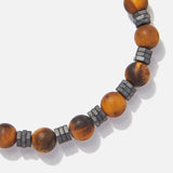 Chrysostomos Kids Bracelet with Natural Mineral Stones of Matte â€œeye of tigerâ€