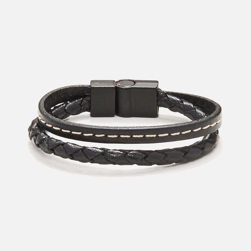 Chrysostomos Kids Handmade Bracelet with Black Braid Strap