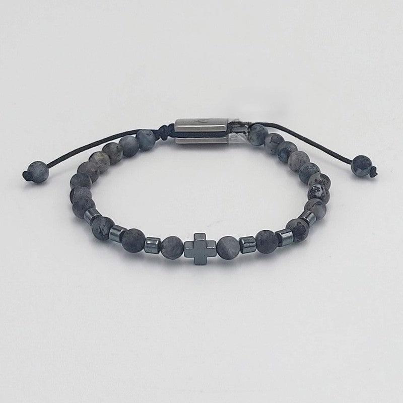Chrysostomos Kids Handmade Natural Mineral Stones of Grey Agate