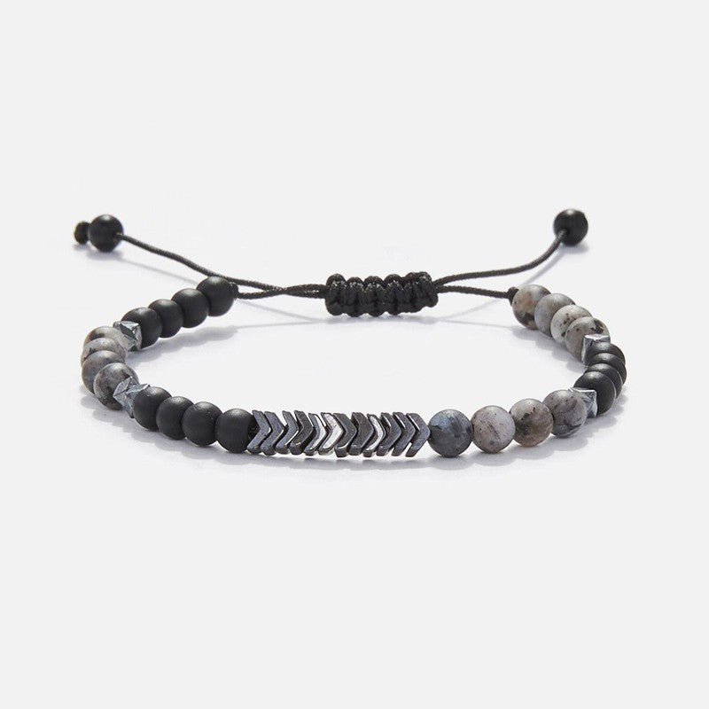 Chrysostomos Kids Handmade Natural Mineral Stones of Grey Larvikite