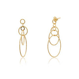 CiCi Collection Cerchio Earrings Gold