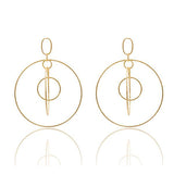 CiCi Collection Cirque Earrings Gold