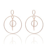 CiCi Collection Cirque Earrings Rose-Gold